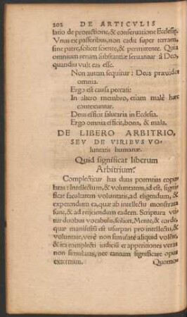 De Libero Arbitrio, Seu De Viribus Voluntatis humanae.
