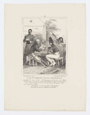 Invalide mit Holzbeinen, Blatt 4 der Folge "Fantasien"