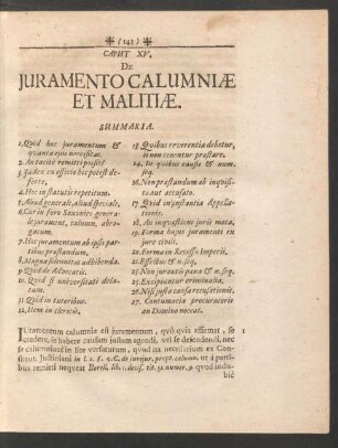 Caput XV. - XVI.