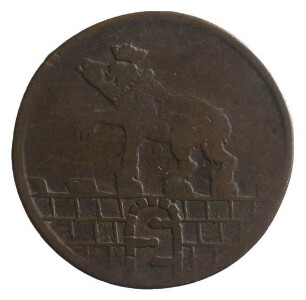 Münze, 1 1/2 Pfennig, 1747