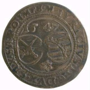 Münze, 1/4 Taler, 1547