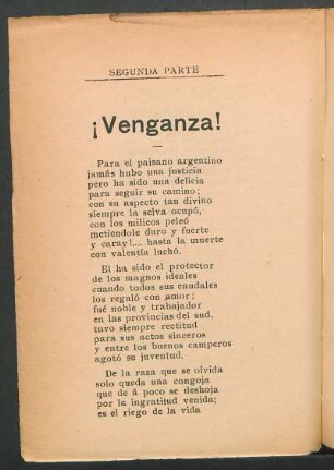 ¡Venganza! : Segunda parte