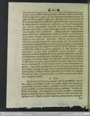 §. LVII. Qui effectus sint aeris ultima inspiratione hausti, ordine exponitur