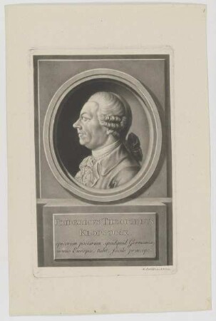 Bildnis des Friedericvs Theophilvs Klopstock