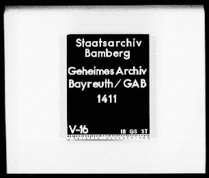Reichstagsakten: Sachsen-Gotha gegen Sachsen-Altenburg wegen Präzedenz