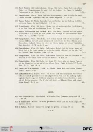 Glas (Nr. 499-556)