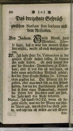 Das dreizehnte Gepräch