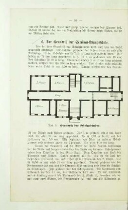 6. Der Grundriß der Seminar-Übungsschule