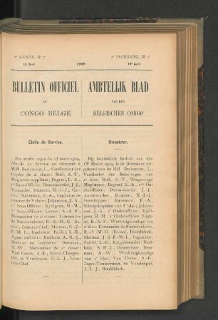2e Année, No 7, 10 Avril 1909