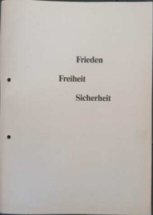 Frieden-Freiheit-Sicherheit LZ für polit. Bildung Nds.