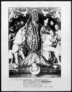 Flügelbilder des Katharinenaltars — Martyrium des heiligen Petrus