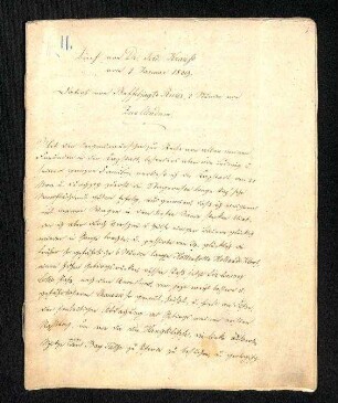 Brief (Reisebericht) von Ferdinand Krauss