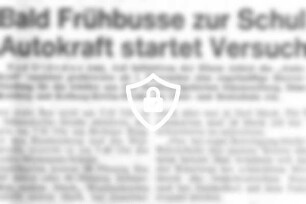 Bald Frühbusse zur Schule - Autokraft startet Versuch