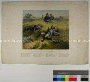 Der vor Rastatt im Juli 1849 erschossene Hund des Leutnants von Schlieben - Erinnerungsblatt