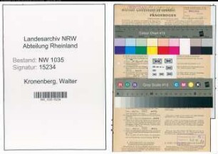 Entnazifizierung Walter Kronenberg , geb. 05.10.1902 (Maschinist)