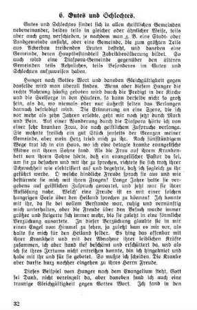 6. Gutes und Schlechtes