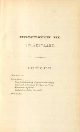 Hoofdstuk III. Scheepvaart