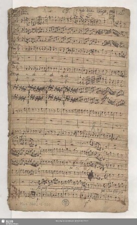 Es jauchzen die himmlischen Heere - Mus.3602-E-500 - Mus.3602-E-500a : V (4), Coro, orch
