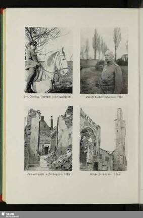 Oberst Vollert. Quesnoy 1915