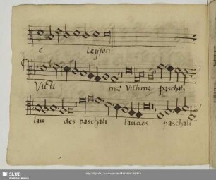 [Anonymus:] Victimae paschali laudes