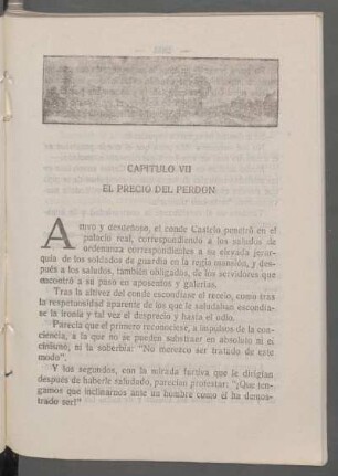 Capítulo VII - El precio del perdón