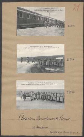 Begrüßung des 1. Ers.Btl. Res.Inf.Regt. 46 durch S.K.H. Prinz Leopold von Bayern Wolkowysk