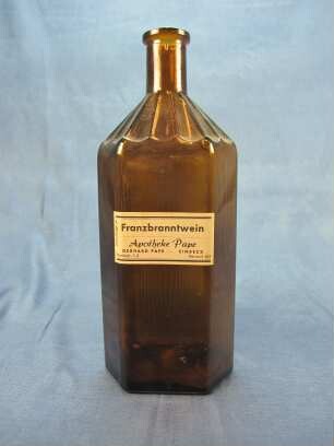 Apothekerflasche "Franzbranntwein" / Einbeck
