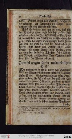 Zweifel wegen dieser unterirdischen Stadt
