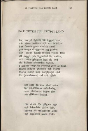 På Flykten Till Egypti Land.