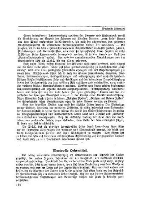 Wertvolle Lehrmittel