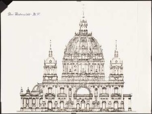 Berliner Dom: Westansicht
