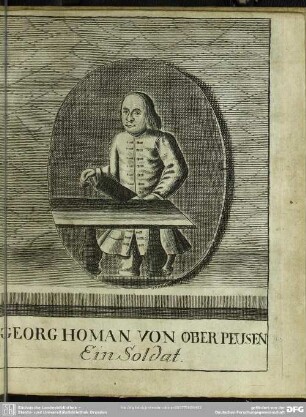 Georg Homan Von Ober Peusen Ein Soldat