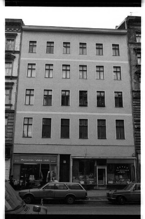 Kleinbildnegativ: Bergmannstraße, 1985