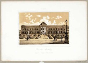 Die Gemäldegalerie Alte Meister (Semperbau) in Dresden von Norden