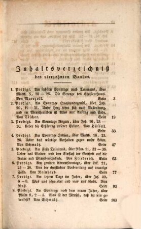 Bibliothek deutscher Canzelberedsamkeit. 14. 1830