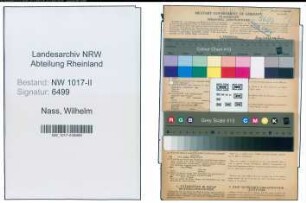 Entnazifizierung Wilhelm Nass , geb. 13.11.1911 (Posthalter)