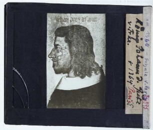 unbekannt, Porträt des französischen Königs Jean le Bon (Paris Louvre RF 2490)