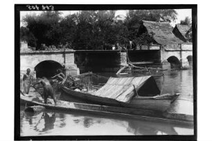 Ziegelbrücke in Thailand : Thailand, Bauarbeiten an einer Ziegelbrücke, 1908/1913