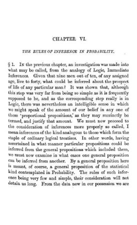 CHAPTER VI. - The Rules Of Inference In Probability.