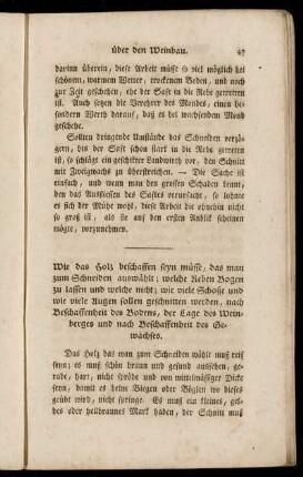 Wie das Holz beschaffen seyn müsse, das man zum Schneiden auswählt;[...]