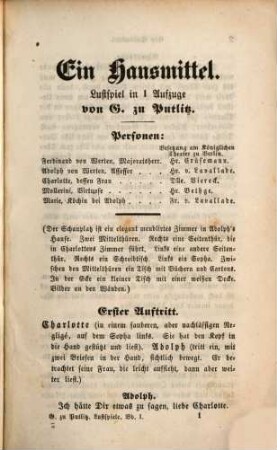 Lustspiele, 1