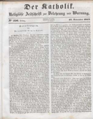 549-551 Zeitfragen : LII. Die katholische Kirche in Rußland