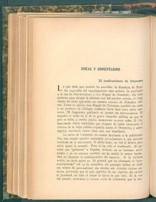 El confinamiento de Unamuno