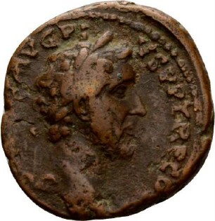 As des Antoninus Pius mit Darstellung der Annona
