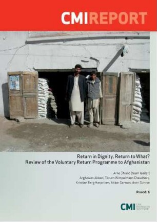 Return in dignity, return to what? review of the voluntary return programme to Afghanistan