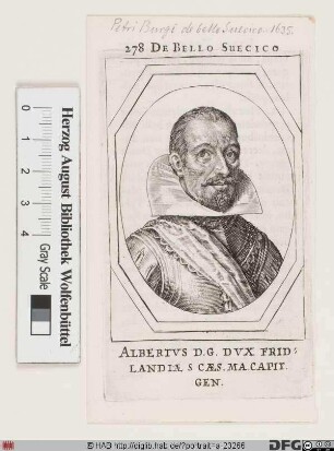 Bildnis Albrecht (Eusebius Wenzel) von Wallenstein (eig. Waldstein)