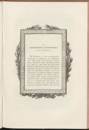 [C.] Die französischen Illustratoren des 18. Jahrhunderts. [Von J. E. Wessely.]