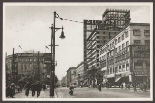 Ansichtskarte Saarlandstraße mit Europahaus, Stresemannstraße