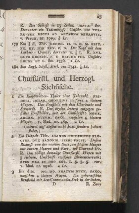 Churfürstl. und Herzogl. Sächsische