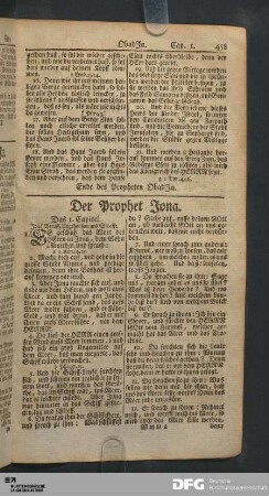 Der Prophet Jona.